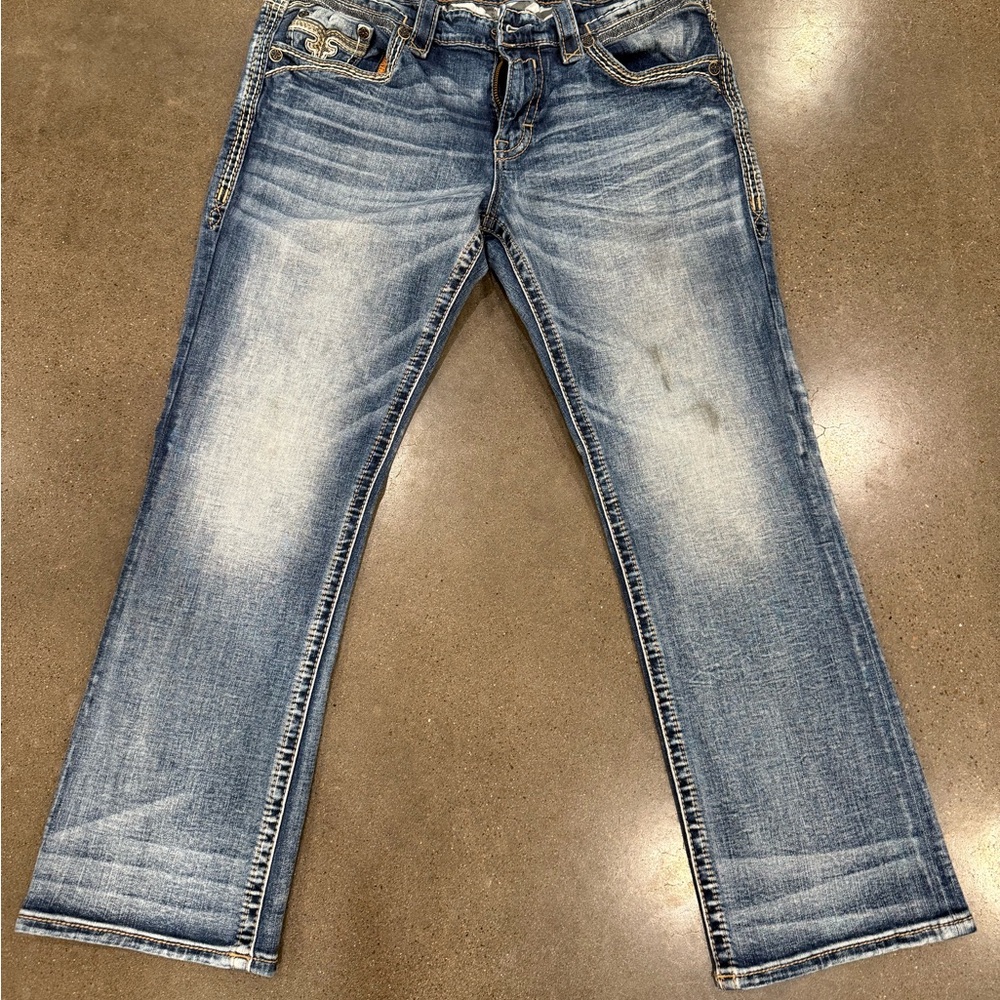 Rock Revival Light Blue Bootcut Jeans